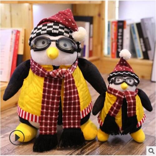 2021 Fashion Cute Penguins Plush Toys Rachel Stuffed Dolls Toys Cute 27-47cm Penguins Around Friends Plush Toys