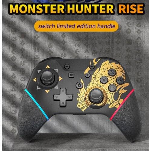 Wireless Bluetooth Game Handle Six-axis Gamepad Vibration Wake Up Burst Macro Button Somatosensory Game Handle Precise Control