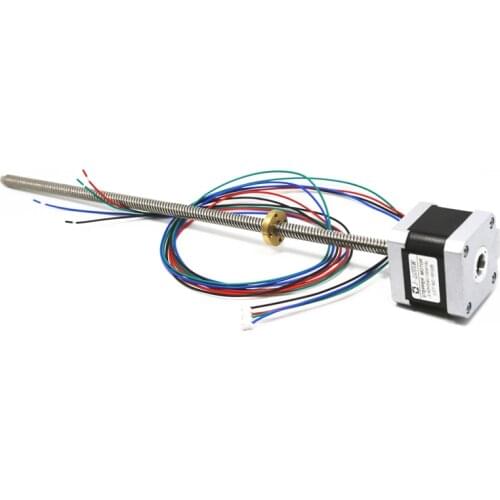 4.8kg.cm 1A Nema17 42 Screw Rod Linear Stepping Motor 3D Printer Stepper Motor JL42HS40-1004YAL with Tr8x8(P2)x295mm Srew Shaft