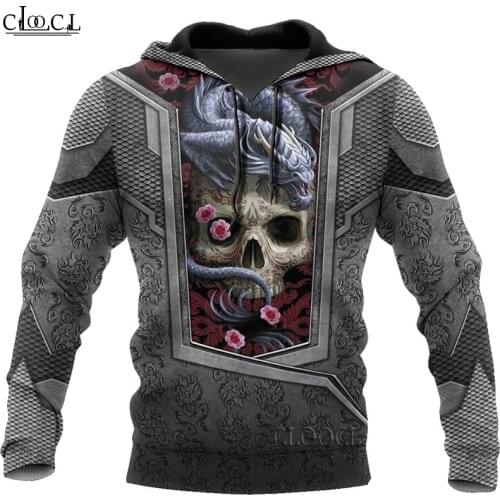 HX Newest Tattoo and Dungeon Dragon 3D Printed Hoodie Men Women Tracksuit Autumn Long Sleeve Fashion Hoodie Drop Shipping