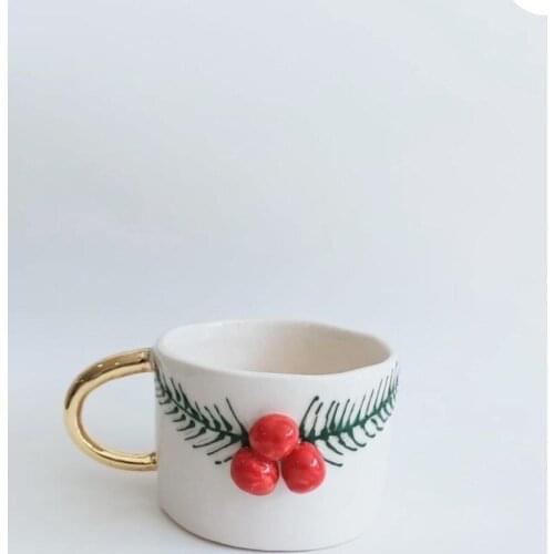 Handmade art Ceramic coke figured latte espresso coffee cup office water cup filter tea cups and mugs