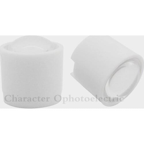 20pcs Black White 10 Degree 45 Degree 60 Degree 90 Degree LENS Collimator 14.5mm For 1W 3W 5W High Power Star LED Light