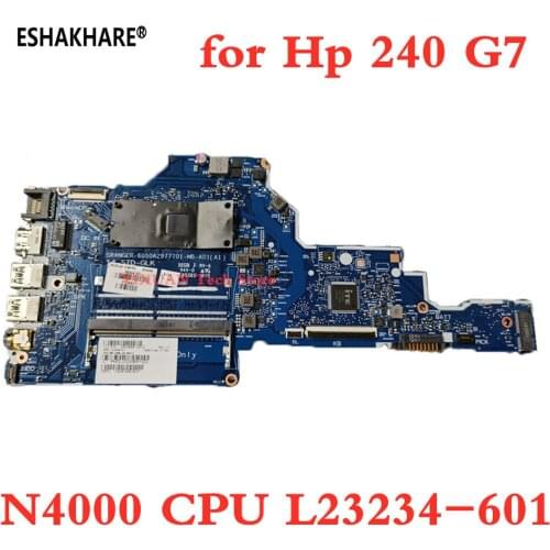 L23234-601 6050A2977701 para HP TPN-I131 14-CK 240 G7 246 G7 14Q-CS portátil Moederbord con N4000 CPU L23234-001 DDR4 100% test