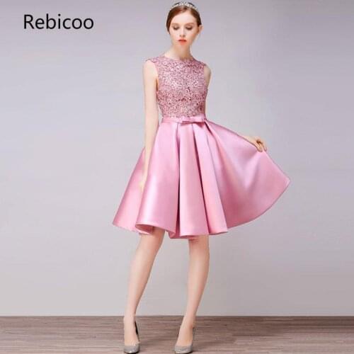 Fashion Lace Mini Evening Dresses Qi Pao Women Chinese Traditional Clothing Dress Cheongsam Pink Host Gown Qipao Promotion