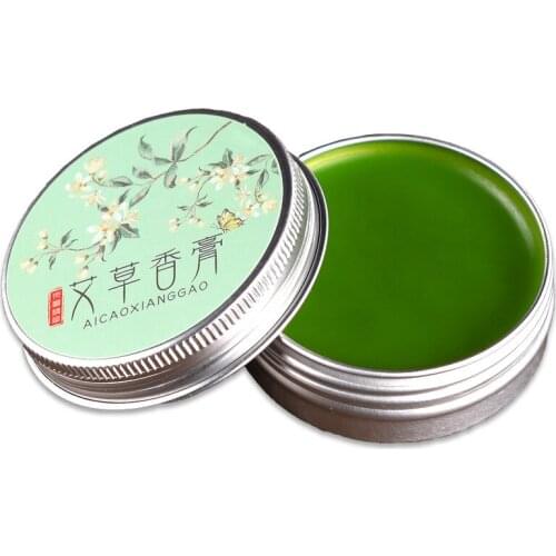 Moxibustion box wormwood balm Anti-mosquito bite mint cooling oil moxibustion cream 30g Free shipping health