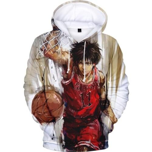 2021 Slam Dunk 3D Printed Hoodie Men Women Sweatshirts Hip Hop Harajuku Pullover Bigsize 2XS-5XL Tops