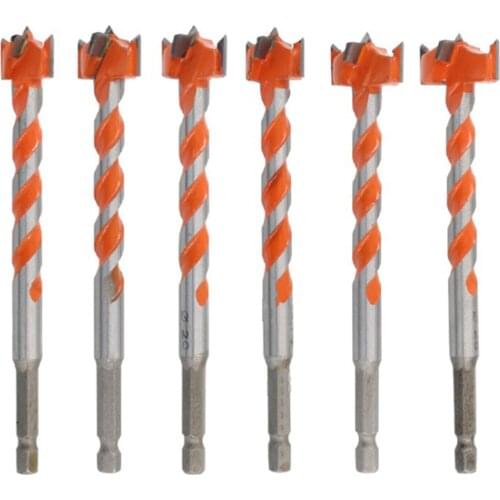 Hex Shank Drill Bit Kit Lengthened Thread Hole Opener Set Hand Tools Anti Slip Electric Hex Shank Magnetic Screwdriver Drill Bit