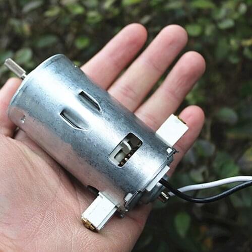 DC 120V Small Motor 1000-5000 RPM Shaft Diameter 5mm Long Wear-Resistant Carbon Brush Front and Rear Ball Bearings Cooling Fan