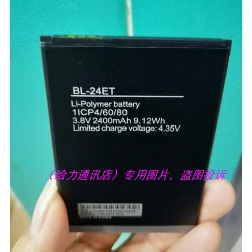 100% new and original TECNO F1 F3 POP 1 B1F external panel BL-24ET cell phone battery 2400mAh