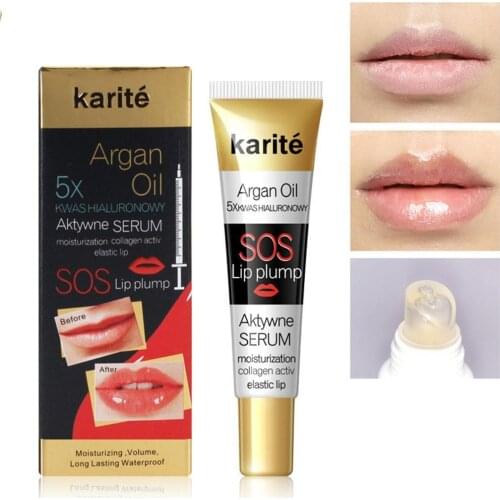 Lip Plumper Maximizer Lip Gel Oil Moisturizing Repairing Reduce Fine Brighten Color Collagen Makeup Comestic Maquiagem