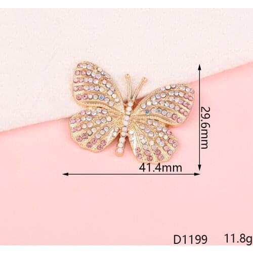 Luxury Butterfly Designer Shoe Charms for Crocs DIY Fashion Croc Charms Women Clogs Shoes Decoration 2021 Shoe Buckle Hot Sale