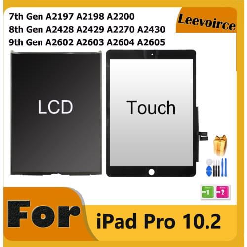 LCD Touch Screen Glass Display Replacement For iPad 10.2 2019 7th Gen A2197 A2198 A2200 For iPad 10.2 8th 2020 A2270 A2430 A2428