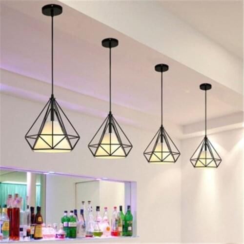 Loft Nordic Industrial Pendant Lamp Modern For Living Room Bedroom Beside Restaurant LED Edison Colorful Ceiling Hanging Lights