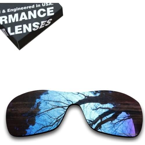 ToughAsNails Resist Seawater Corrosion Polarized Replacement Lenses for Oakley Antix Sunglasses Sapphire (Lens Only)