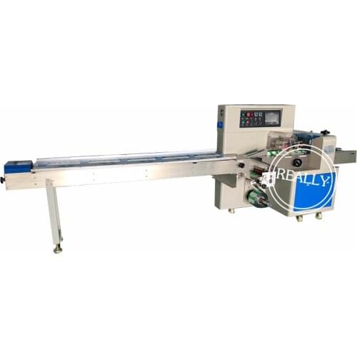 High Speed Chocolate Candy Bar Pillow Package Machines Mini Flow Pack Machine