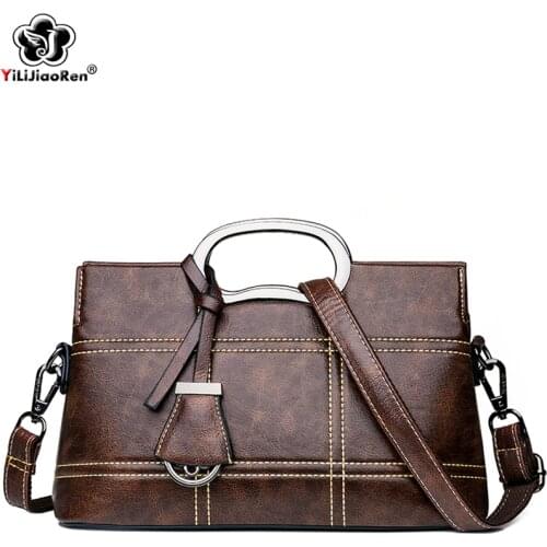 Vintage Ladies Hand Bags Designers Luxury Handbags Women Shoulder Bags Female Top-handle Bags Famous Brand Handbags Sac A Main