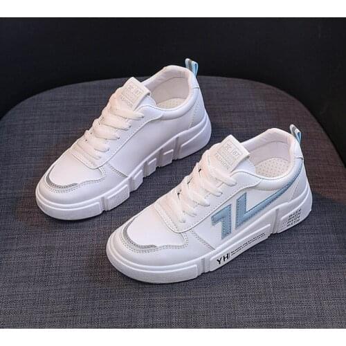 2021 Women Vulcanized Shoes New Fashion Casual Shoes Womens Thick Bottom Breathable Low Top Sports Shoes Tenis Feminino