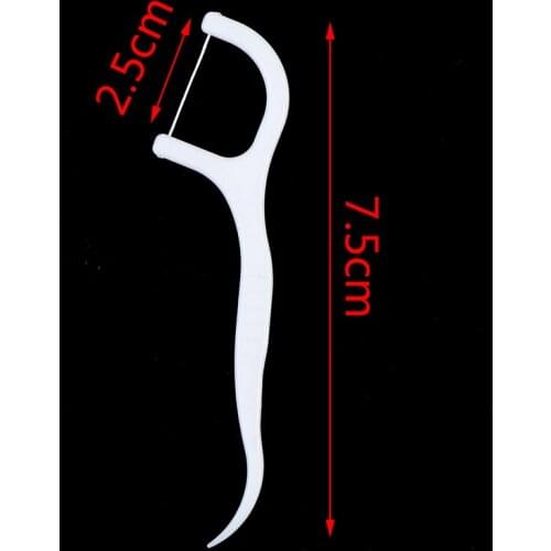 Strong tension 100pcs/lot Dental Flosser Oral Hygiene Dental Sticks Dental Water Floss Oral Teeth Pick Tooth Picks ABS Floss