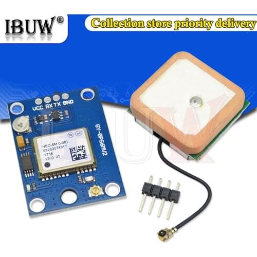 1PCS/LOT GY-NEO6MV2 New NEO-6M GPS Module NEO6MV2 with Flight Control EEPROM MWC APM2.5 Large Antenna for Arduino