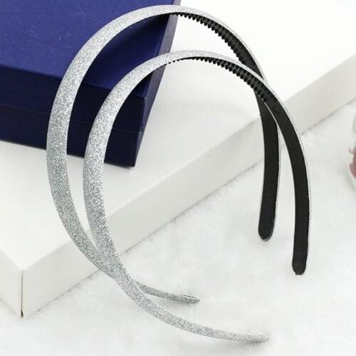 1 Pc New Fashion Korean Headband For Women Shiny Frosted Gold Powder Candy Color Hair Accessory Ladies Elegant Hairband Jewelry