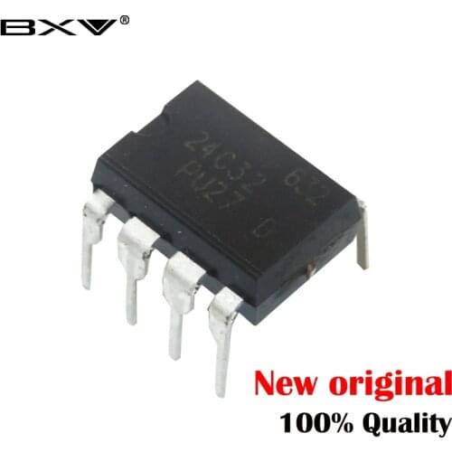 10piece) AT24N32 AT24C32N 24C32N 24C32 DIP-8 EEPROM (4096x8) 32K 1.8-5.5 new original