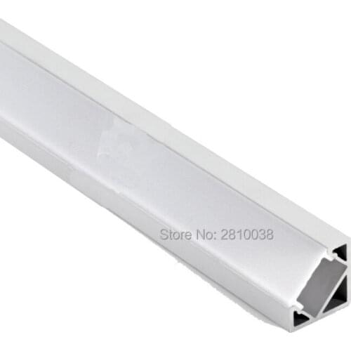 10 X 1M Sets/Lot 30 degrees corner beam aluminum profile led V shape aluminium led channel housing for led cabinet lights