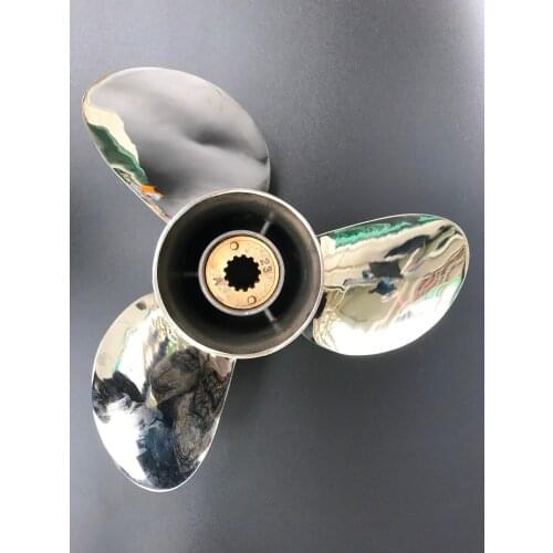 11 1/8x13-F For yamaha 40-50HP Outboard Engine STAINLESS STEEL Propeller Motors fit Yamaha Outboard Engine Propeller 13 tooth