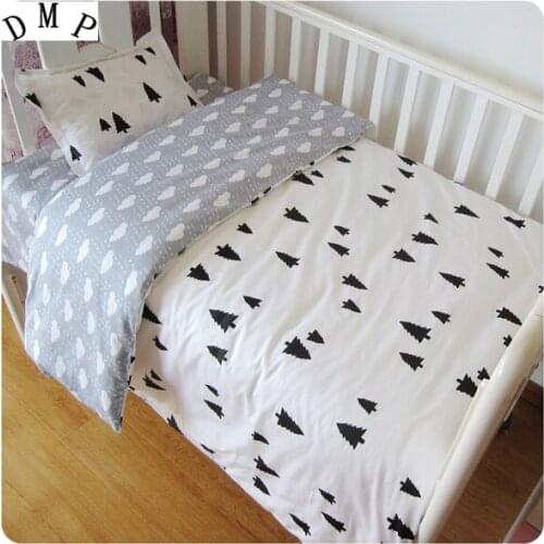 3PCS Cartoon Infant Baby Crib Bedding Set Baby Nursery Bedding Sets Cartoon ropa de cuna,Duvet Cover/Sheet/Pillow Cover