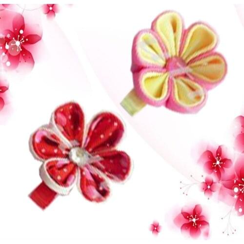 36 pcs BLESSING Latest Vogue Various Style hair accessories 2.25 - 3" Silk B- Flower 214