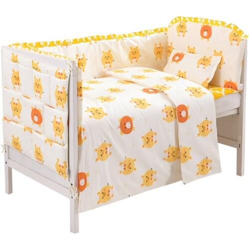 6/9pcs Baby Bumpers Crib Sheet pattern for newborn for Infant room boys and girls 120*60/120*70cm