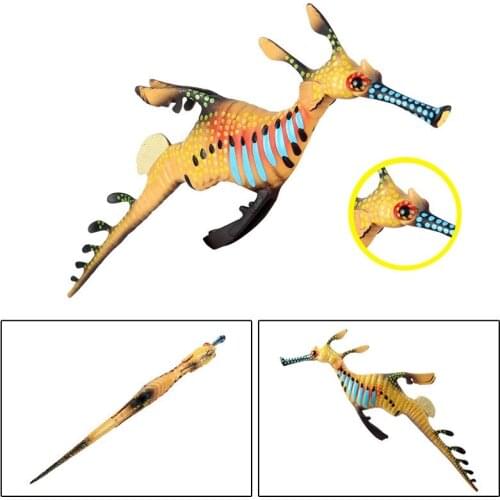 Childrens Cognition Hippocampus Marine Life Action Figure Model Toy Underwater Animal Doll