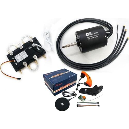 Maytech Electric Motorized Surfboard Jet Ski ePropulsion Kit 120116 Motor + 300A 85V Watercooled VESC Based ESC + V2 Remote