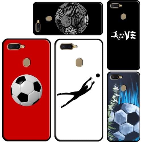 Football Soccer Ball Phone Case For OPPO A91 A15 A5 A9 A53 A31 2020 A5S A3S A1K A52 A72 F5 F7 Reno 2 Z 4 Pro