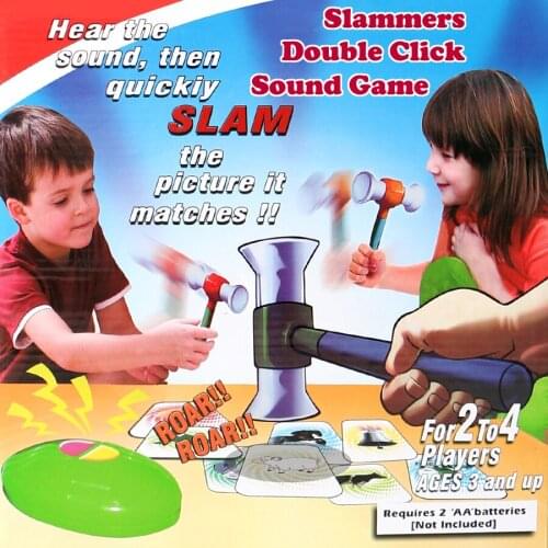 Reaction Game Slammers Double Click Sound Funny Slammers a faster and exciting game for whole family educational Toys