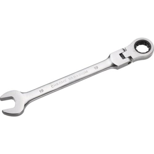 2015 Set Chiavi Selling Sale Wrench Set Llave Dinamometrica 19mm Metric Chrome Flexible Head Ratchet Action Spanner Nut Tool