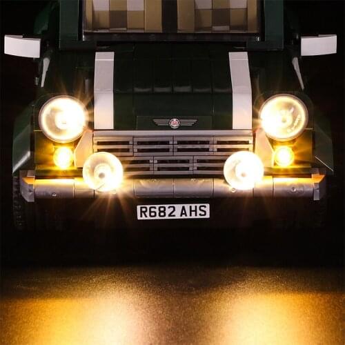 LED Light Up Kit Compatible for 10242 Building Blocks Bricks 21002 MINI Cooper Creators Car Model Toys (only Light)