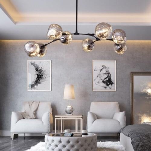 Nordic led stone luminaria pendente hanging lights pendant lights chandelier pendant lights living room bedroom