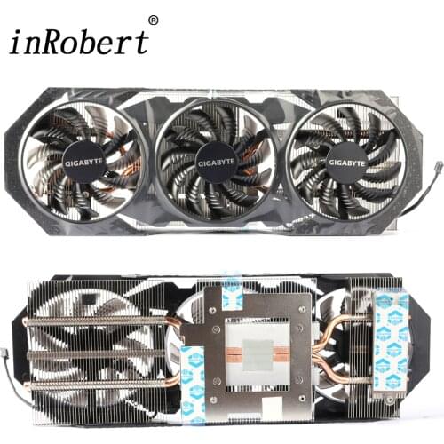 Original Heatsink Radiator for GIGABYTE GV-N970WF3-4GD for GTX 970 3pin Cooling Fan Video Card Radiator Cooler fan