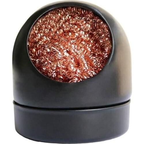 Cleaning Ball Welding Desoldering Metal Box Clean Ball Soldering Filter Cleaning Nozzle Tip Copper Wire Welding Desoldering