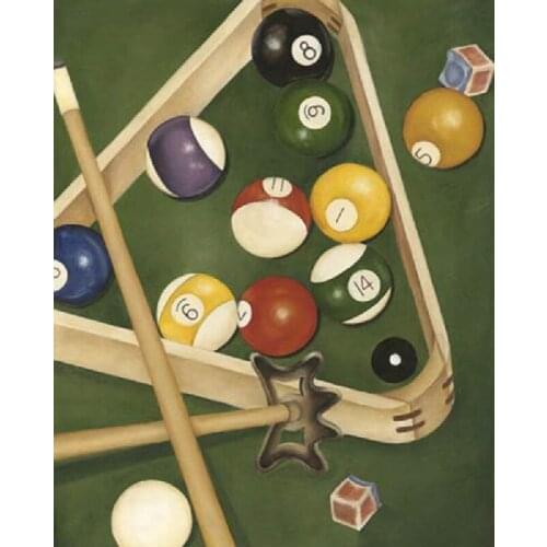 Canvas sport picture print art handpainted Snooker Pictures fine gift for boys birthday