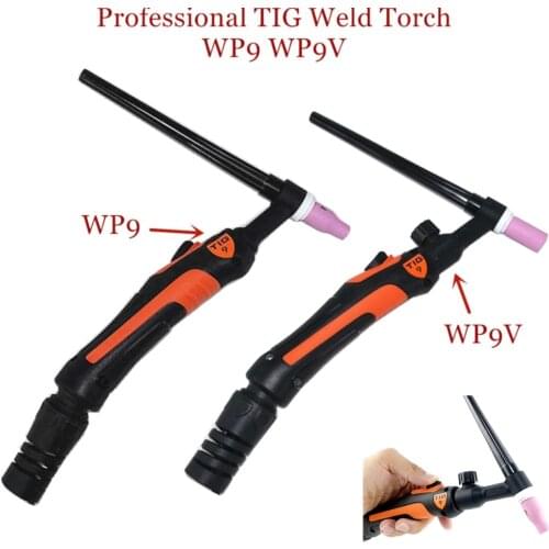 Professional WP9 TIG Torch 120A GTAW Gas Tungsten Arc Welding Gun Argon Air Cooled WP9V Gas Valve TIG Welding Torch