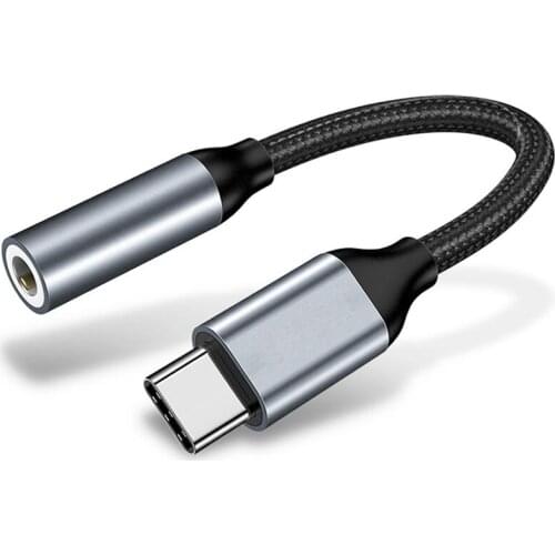 USB Type-C 3.5 AUX Headphone Adapter Type C to 3.5mm Jack Earphone Cable for Huawei Mate 10 P20 Xiaomi Mi 6 6X Mix 2s