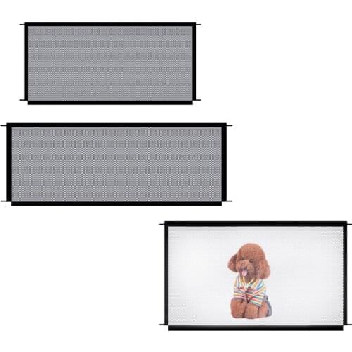 Pet Fence Safety Isolation Net Balcony Security Fence Gates Portable Folding Dog gate Protect Guard Children Mesh Balcony