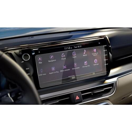 RUIYA For K5 DL3 10.25 Inch Car Navigation Touch Center Screen Protector Auto Interior Accessories Tempered Glass Film 261*111MM