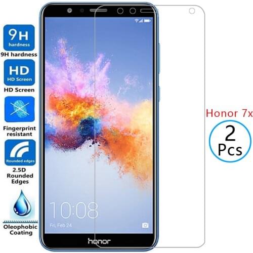 Protective tempered glass for huawei honor 7x screen protector on honor7x honer onor hono 7 x x7 5.93 safety film honer7x onor7x