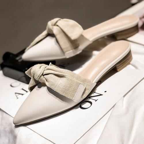 Sexy High Heels Elegant Slippers Women New Summer Shoes Woman Metal Buckle Transparent Square Low Heels Mules Shoes Female Strap