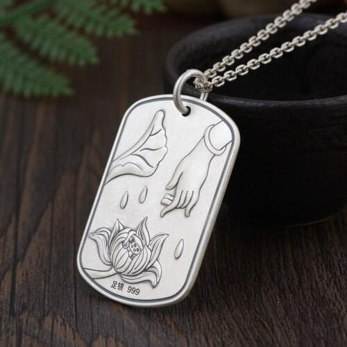 2018 Promotion Alexandrite The Golden Deer Wholesale Jewelry Line Fine 990 New Wave If Paramita Sutra Thai Antique Process