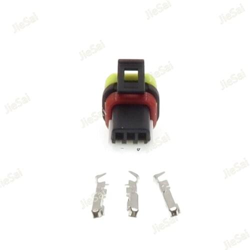 3 Pin 1-936527-2 Auto Headlight Cable Socket Light Height Adjustment Motor Plug For Cars