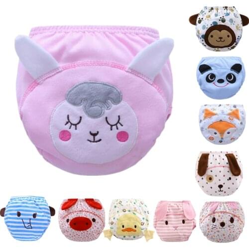 4pc/lot Reusable Baby Infant Nappy Cloth Diapers Soft Cotton Baby Infants Diapers 80/90/100