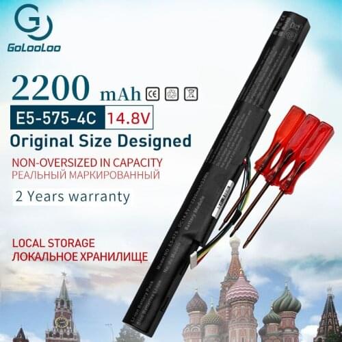 Golooloo 14.8v 4CELL New laptop battery for Acer Aspire E5-475G E5-523G E5-553G E5-573G E5-575G E5-774G AS16A5K AS16A7K AS16A8K